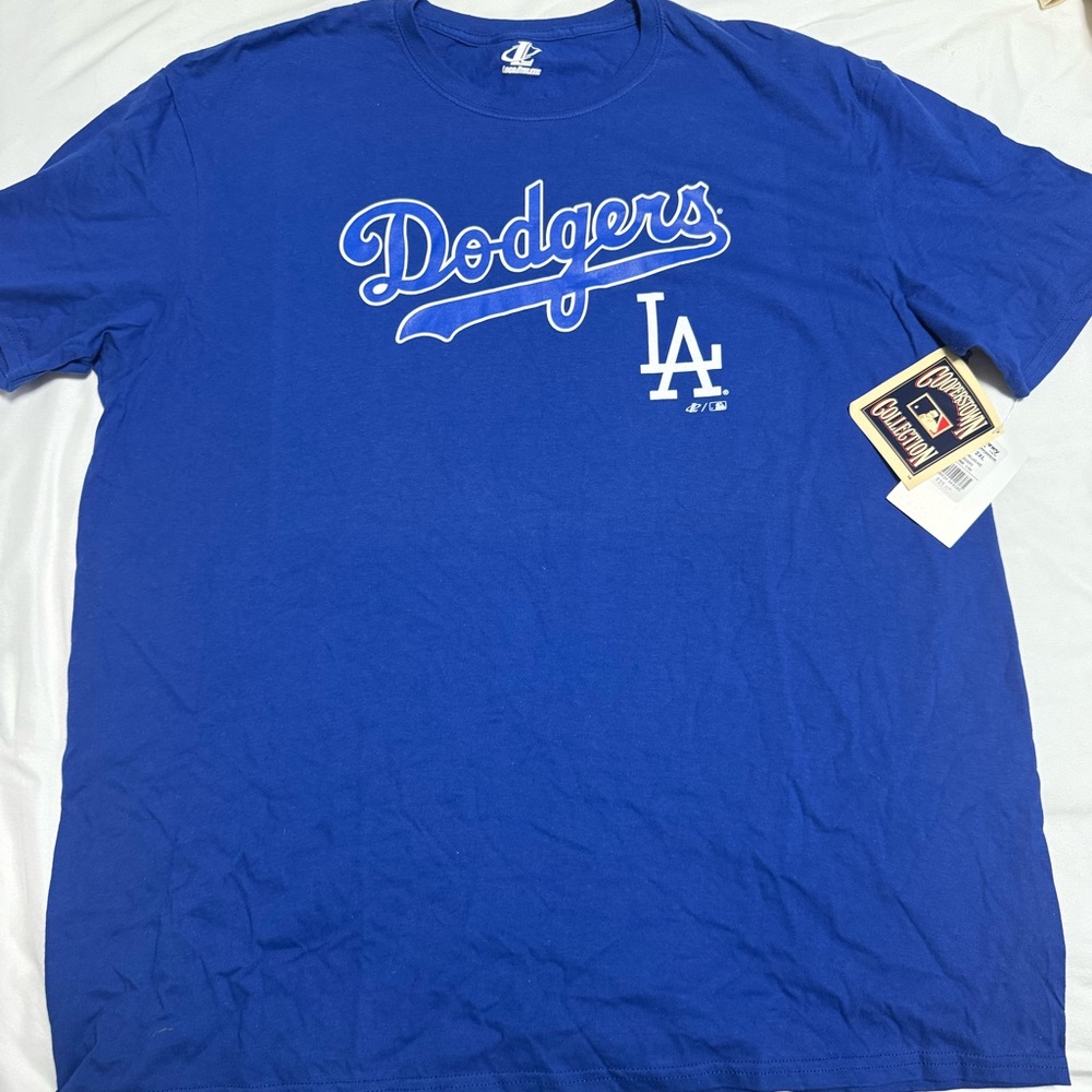 LA Dodgers Blue Graphic Tee 2XL